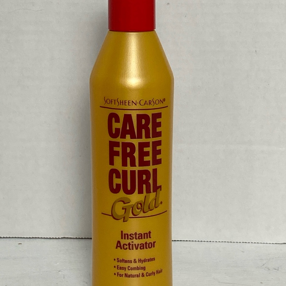 Softsheen Carson Care Free Curl Gold Instant Activator 8 fl oz New Hydrates Hair